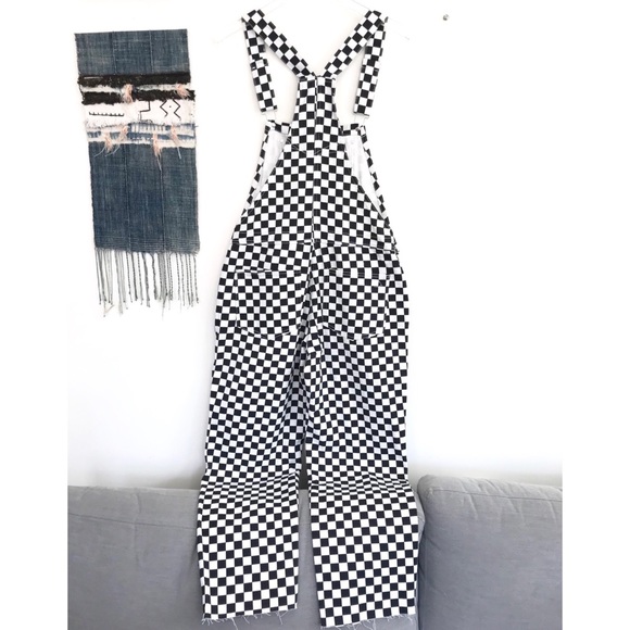 UNIF APEX CHECKERED OVERALLS NWT - Picture 3 of 8